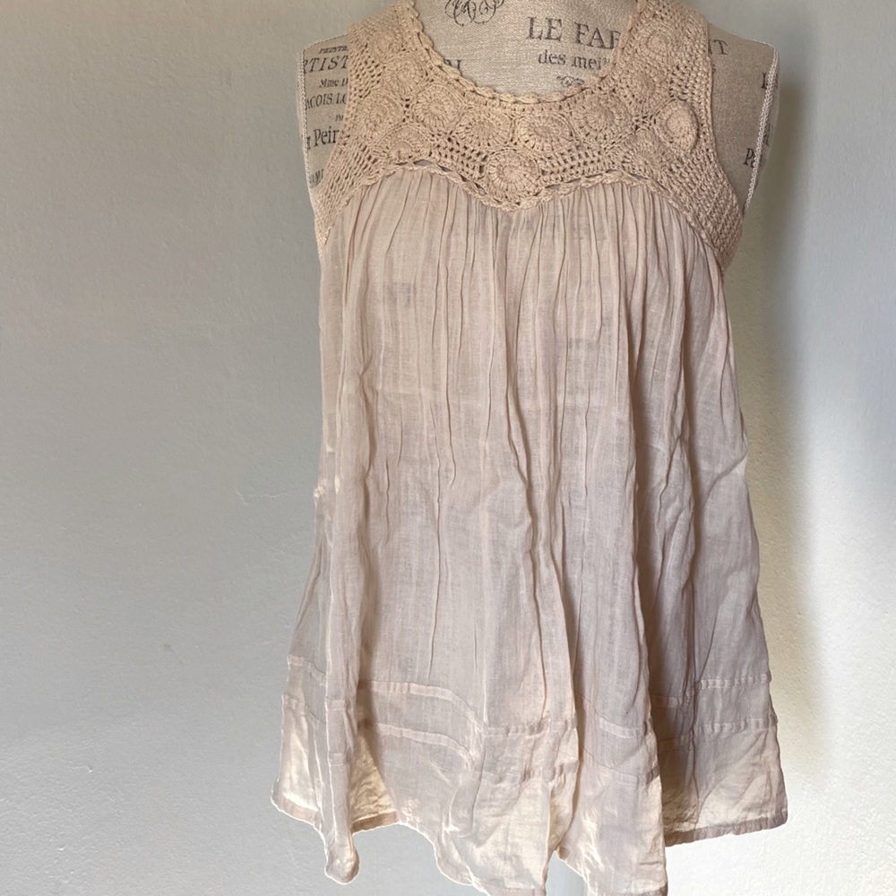 Calypso crochet tank